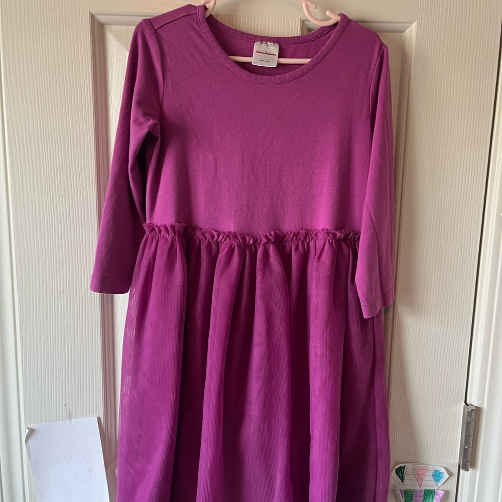 Hanna andersson girls' Purple Dress